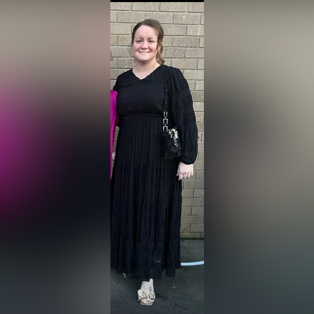 Dainty Jewells Elegant Black Maxi Dress